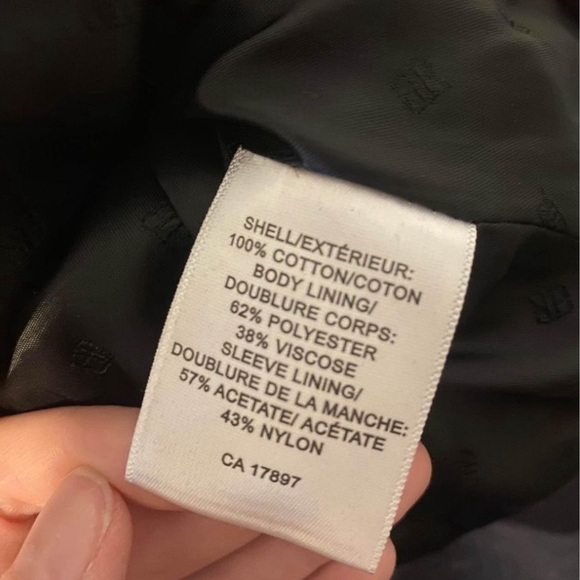 Banana republic burgundy trench coat - Picture 4 of 5